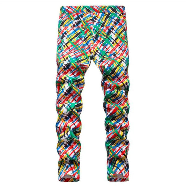 "TRIBECA AVE" ASSORTED PRINTED JEANS