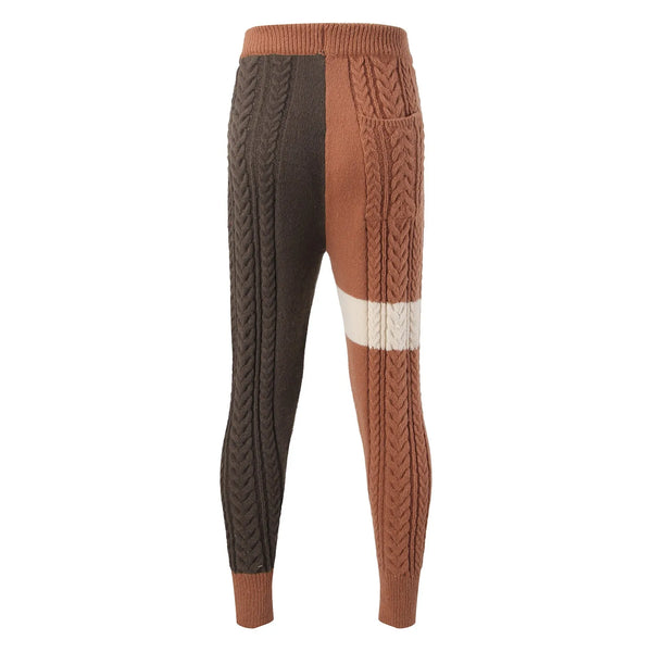 "MOVIE AND CHILL" KNITTED SWEATPANTS