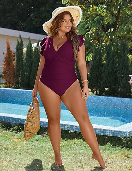 "GARDENS" TUMMY CONTROL SWIMSUIT