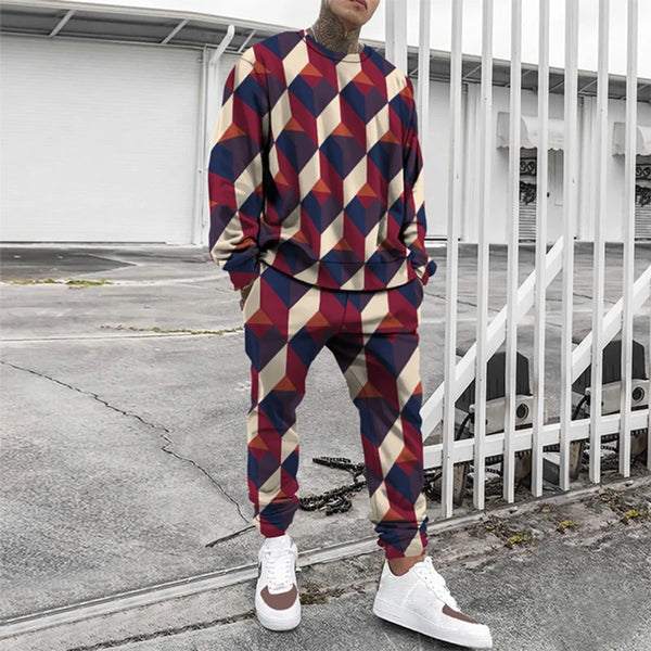 "DOWNTOWN BROADWAY" MENS 2PCS TRACKSUITS