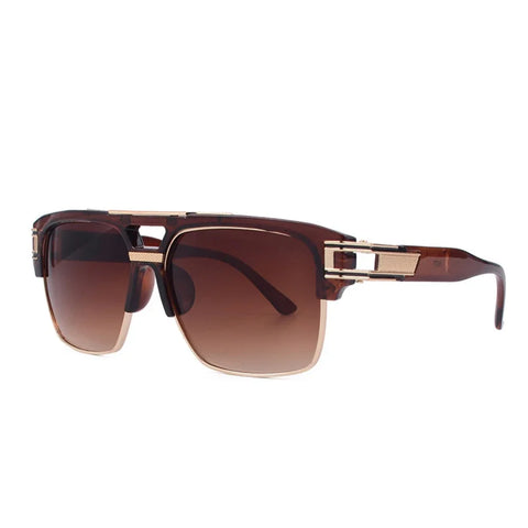 "DADE VALLEY" VINTAGE SQUARE SUNGLASSES