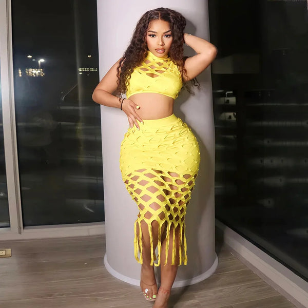 "LUCID DREAMS" 2PC SKIRT SET