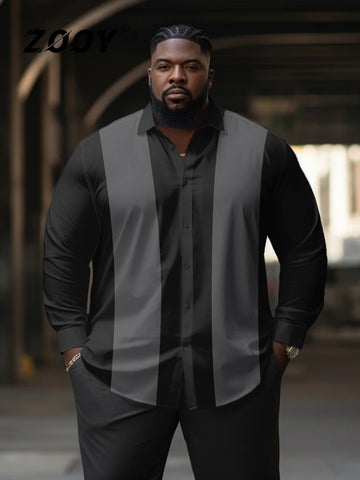 "BROOKHAVEN TUNNELS" CASUAL PATTERN LONG SLEEVED SHIRT