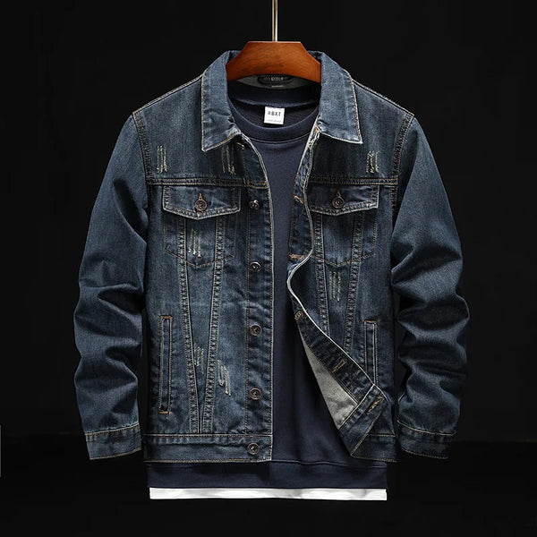 "BIG CHIEF" POW WOW EMBROIDERY DENIM JACKET